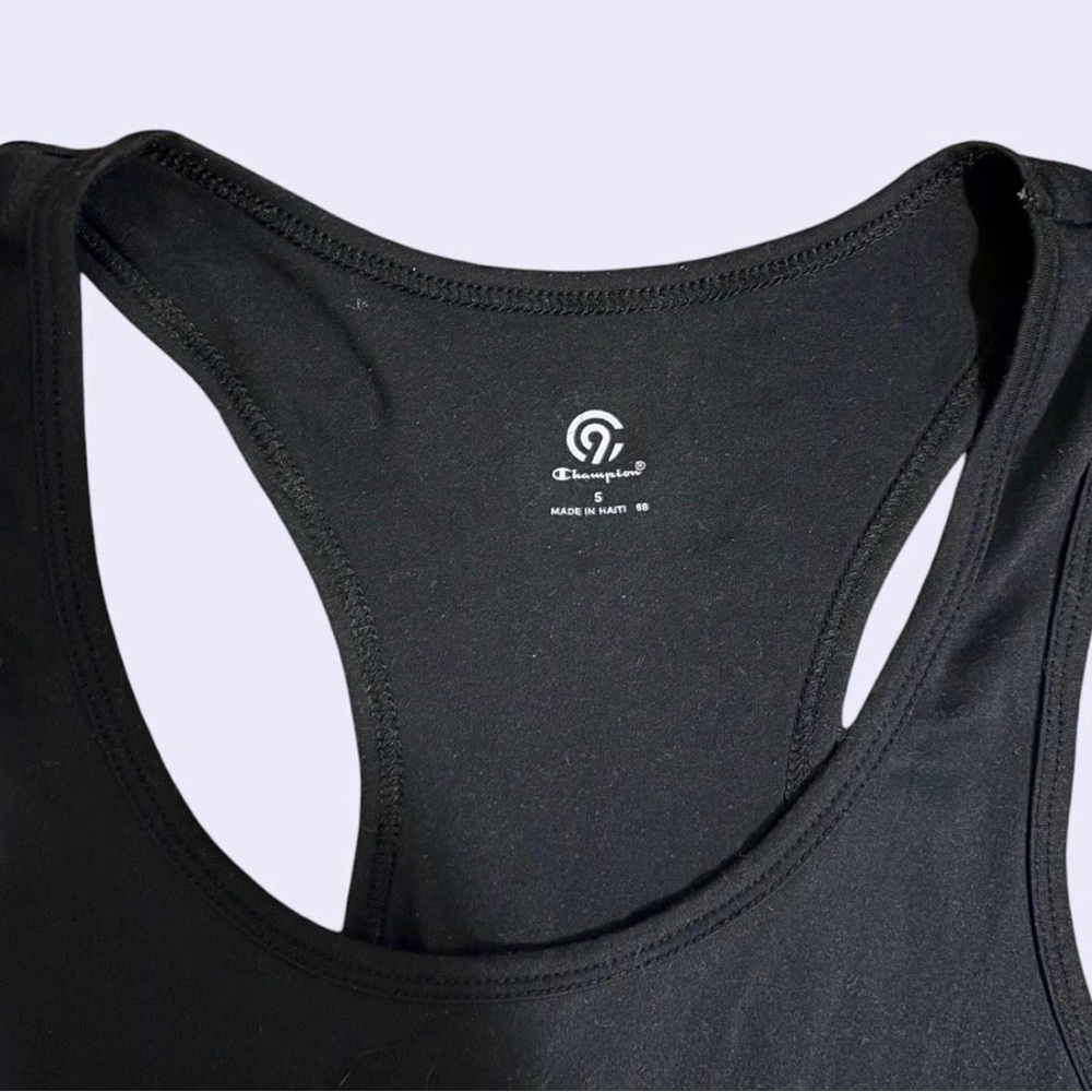 Champion Black Racerback Sports Bra Tank